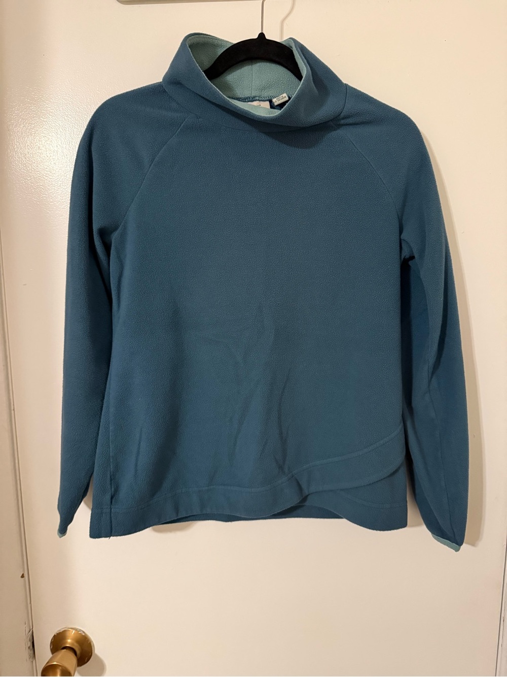 L.L. Bean Size S Fleece Mock Neck Sweater